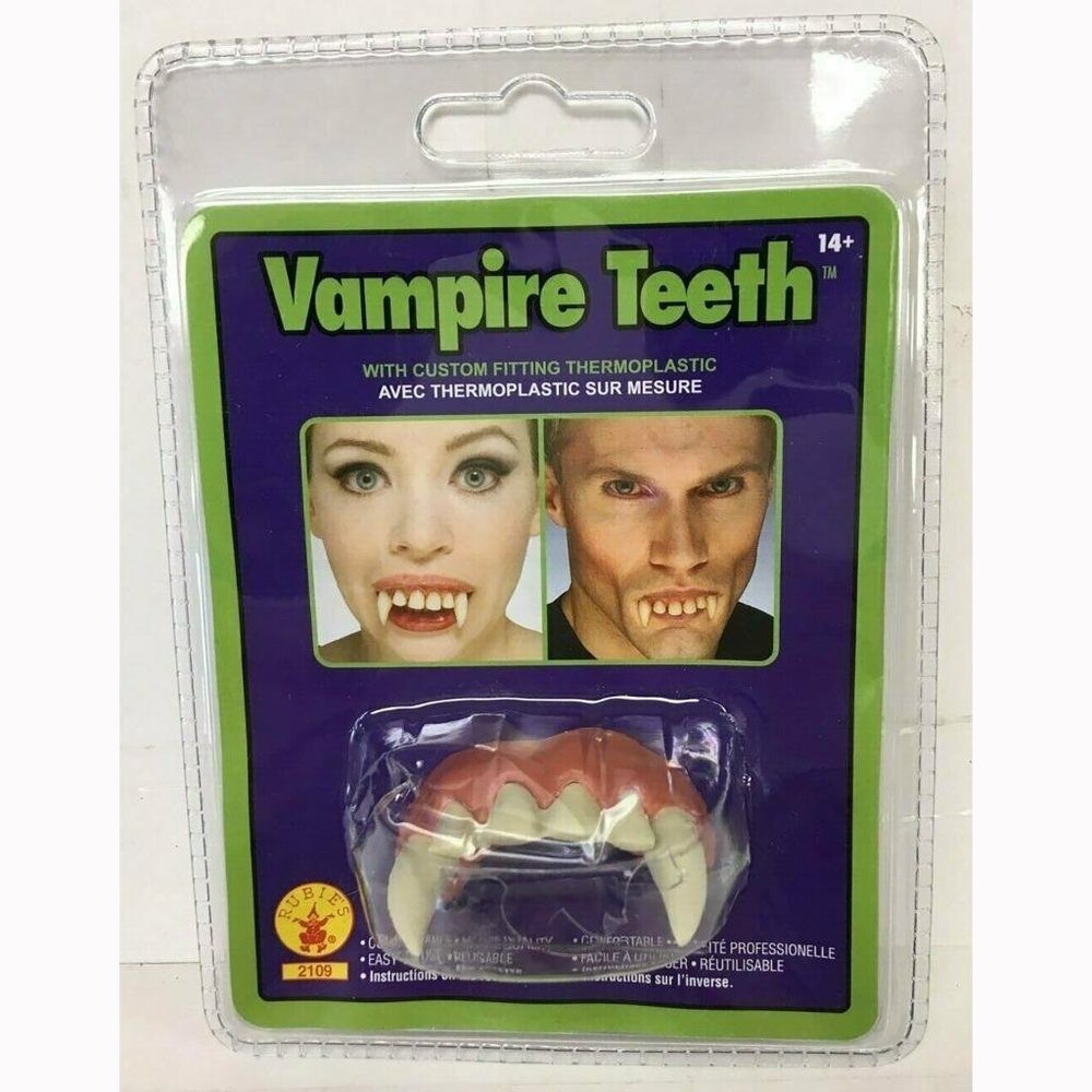 Classic Vampire Teeth Movie Quality Halloween Costume Accessory NEW